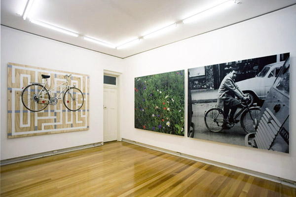 Installation view, Peloton