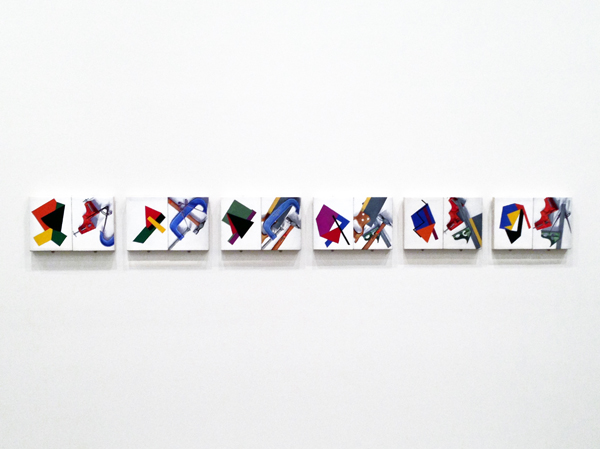 Artwork Title: SET / ‘Tools of Coincidence’ Material: oil/canvas, six pairs Dimension: each pair 30.5 cm x 45.7 cm Year: 1980