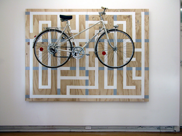 Installation view, Peloton