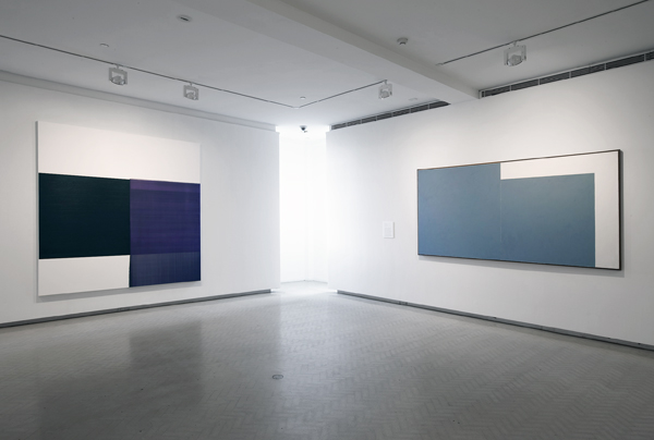 Installation view, MCA Australia, 2012, Sydney: Callum Innes, Richard Dunn